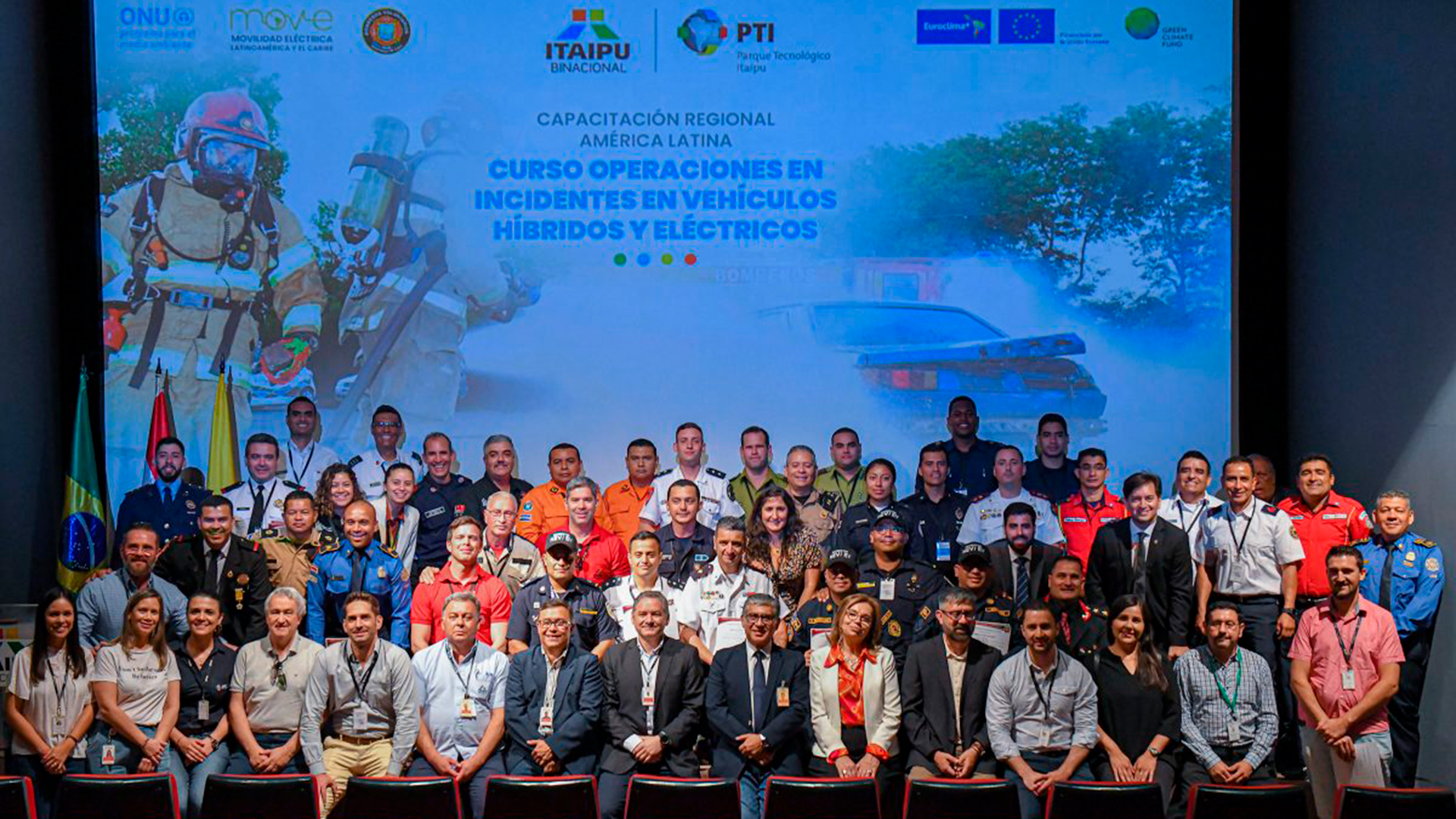 Culminó con éxito curso de manejo de siniestros con vehículos eléctricos e híbridos