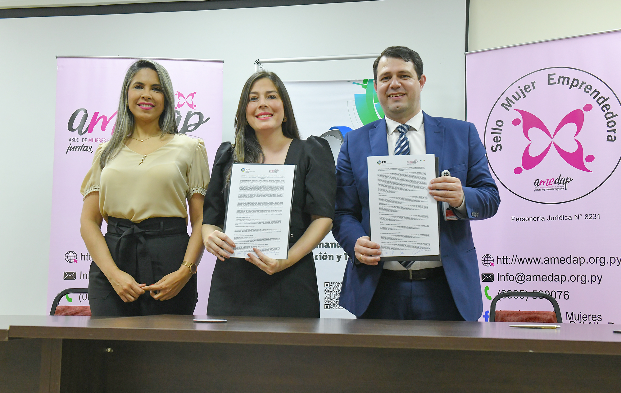 PTI PARAGUAY CONSOLIDA CONVENIO EN APOYO A LAS MUJERES EMPRENDEDORAS DEL ALTO PARANÁ