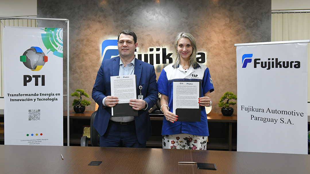 EL PTI PARAGUAY Y FUJIKURA PARAGUAY ESTABLECEN UN IMPORTANTE CONVENIO DE COOPERACIÓN