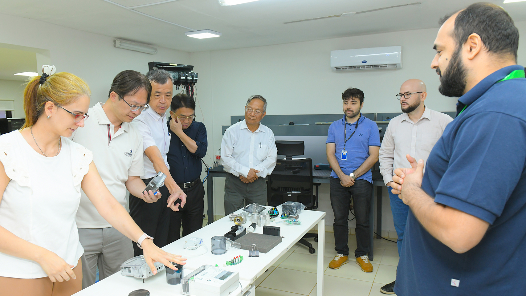 Delegación académica de Taiwán realizó visita oficial al PTI Paraguay para explorar alianza estratégica de cooperación tecnológica